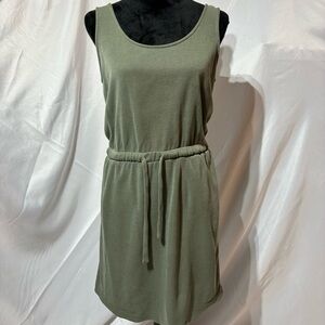 BOGO SOMA Wkend Olive Green Sleeveless Dress Size M